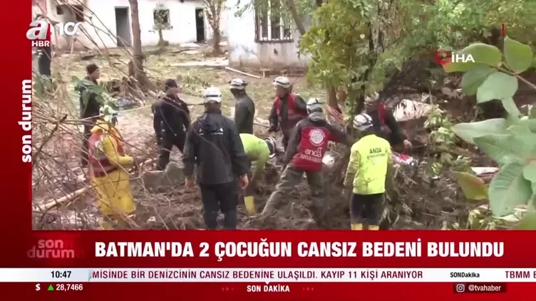 Batman'da sel can aldı: 3 ölü 1 kayıp