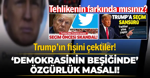 ABD'deki Kongre baskını sonrası sosyal medya devlerinden Donald Trump'a 24 saatlik sansür!