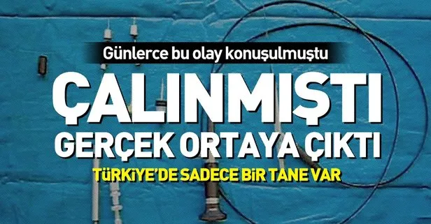 Türkiye’de tek olan tıbbi aleti çalanlar yakalandı