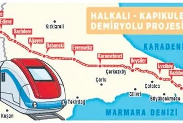 Halkalı-kapıkule seneye 1.5 saat