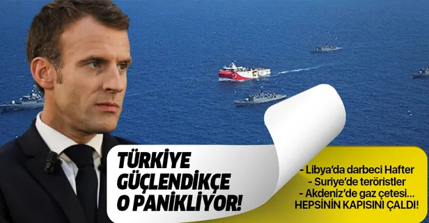 Son dakika: Türkiye güçlendikçe Macron panikliyor!