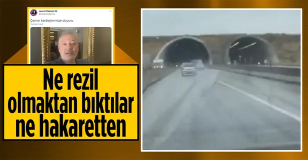 "Dağ olmayan yere tünel yapıldı" yalanı alay konusu olan Levent Üzümcü şimdi de vatandaşlara "çomar" diye hakaret etti