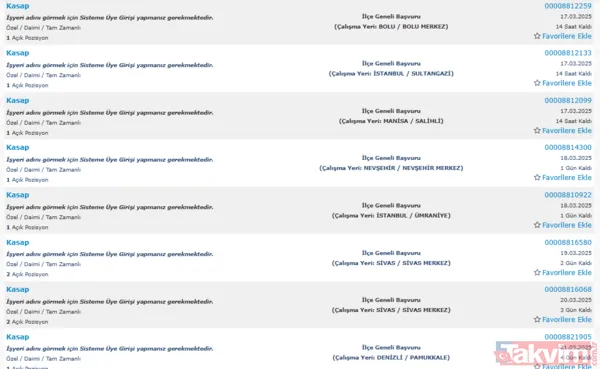 Başvuru tarihi ve şartlar! En az ilkokul mezunu kasap alımı yapılacak - 4