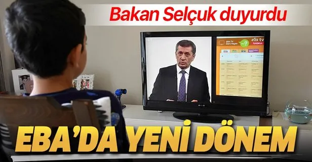 Son dakika: Milli Eğitim Bakanı Ziya Selçuk açıkladı: EBA Canlı Sınıf uygulaması devreye alınacak