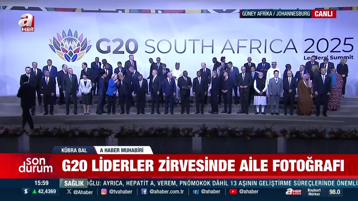 G20 Liderler Zirvesi'nde aile fotoğrafı!