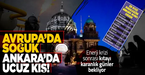 Avrupa'da bu kış soğuk geçecek! Enerji krizi sonrası adım adım karanlığa