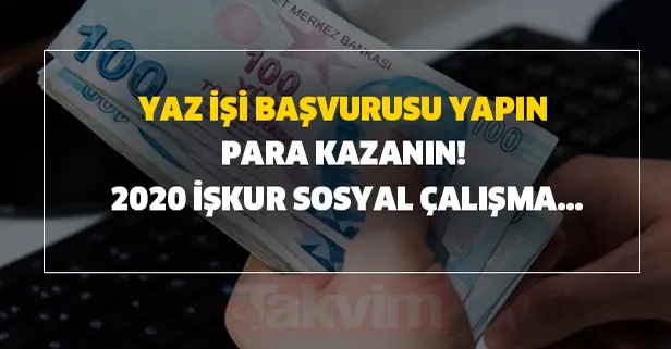 İŞKUR Sosyal Çalışma Programı bu yıl da başvuruya açıldı mı?