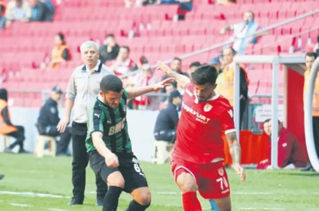 Sakarya Samsun maçın İlk raundu sakarya aldı