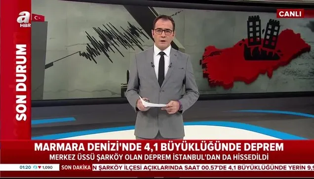 Son Dakika Tekirdag Da Deprem Istanbul Dan Da Hissedildi Kandilli Rasathanesi Son Depremler Videosunu Izle Takvim Tv