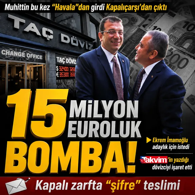 Muhittin Böcekten ek ifade: Ekrem İmamoğlu benden 15 milyon euro istedi! Havala sistemi ve Taç Döviz iddiası