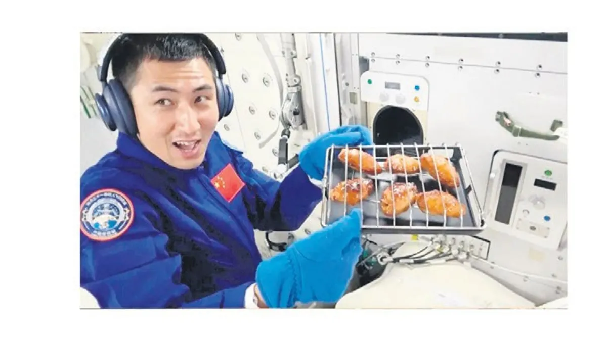 Uzayda mangal yapıldı!