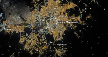 NASA tüm dünyayla paylaştı! Uzaydan Ankara paylaşımında dikkat çeken detay