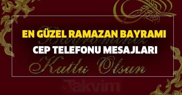 2020 Ramazan Bayramı kutlama mesajları sözleri! Whatsapp mesajları resimli