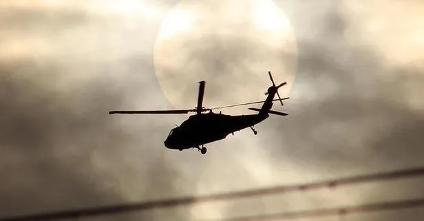Ülke şokta! Askeri helikopter düştü