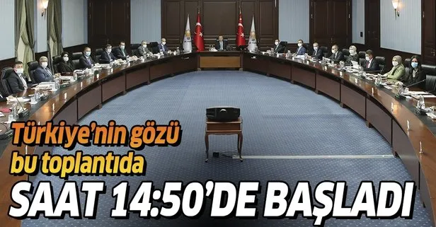 Son dakika: AK Parti Merkez Yürütme Kurulu Başkan Erdoğan liderliğinde toplandı