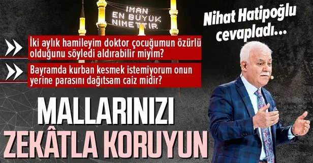 Prof. Dr. Nihat Hatipoğlu kaleme aldı: Mallarınızı zekâtla koruyun