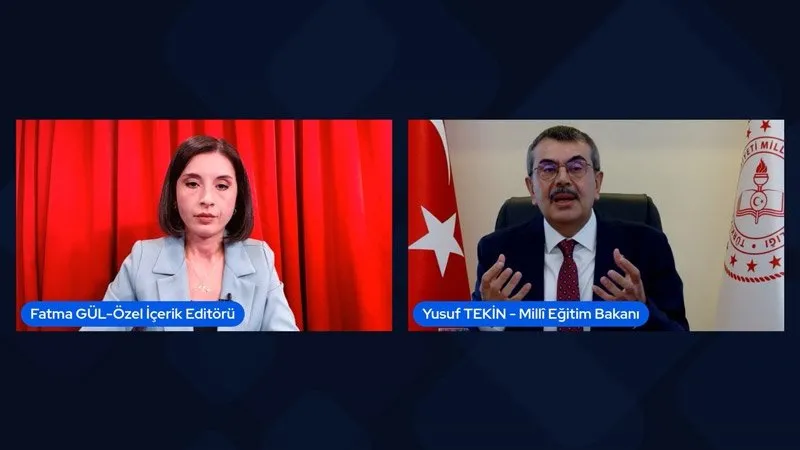 Milli Eğitim Bakanı Yusuf Tekin'den Turkuvaz Dijital'e özel açıklamalar 