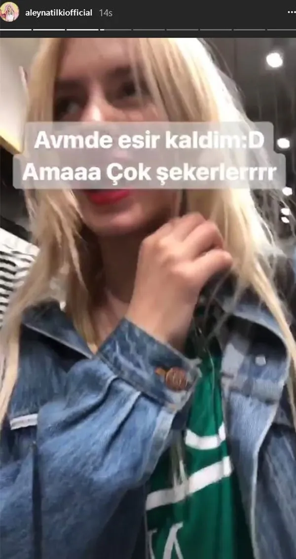 aleyna tilki avm de esir kaldi takvim