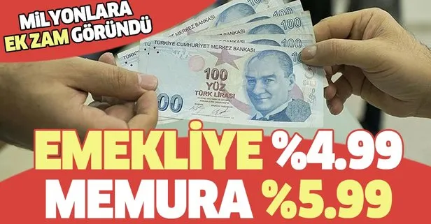 Emekliye %4.99 memura %5.99