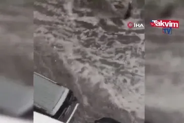 MGM uyarmıştı! Bahçelievler'e dolu yağdı!