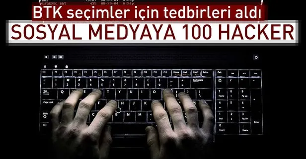 Sosyal medyaya 100 hacker