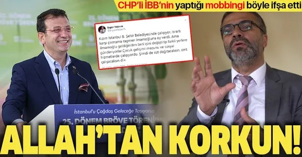 CHP’li İBB’nin kızına yaptığı mobbingi Prof. Ergün Yıldırım böyle ifşa etti!
