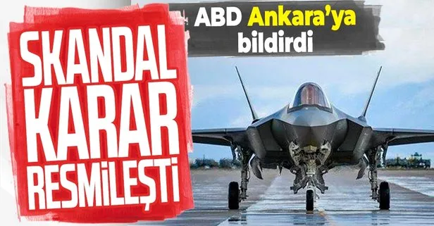 ABD kararını resmi olarak Türkiye'ye bildirdi!