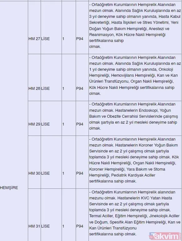 Kamuda istihdam fırsatı! 382 sözleşmeli personel alınacak: Güvenlik, şoför, hemşire, büro personeli, sağlık teknikeri... - 19