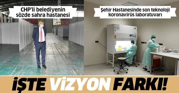 İşte vizyon farkı! CHP’li belediye tarafından sözde sahra hastanesi kurulan Adana’da son teknoloji koronavirüs laboratuvarı