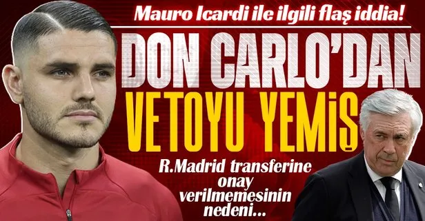 Özel hayatındaki krizlerle gündeme oturan Mauro Icardi ile ilgili flaş iddia! Don Carlo’dan vetoyu yemiş