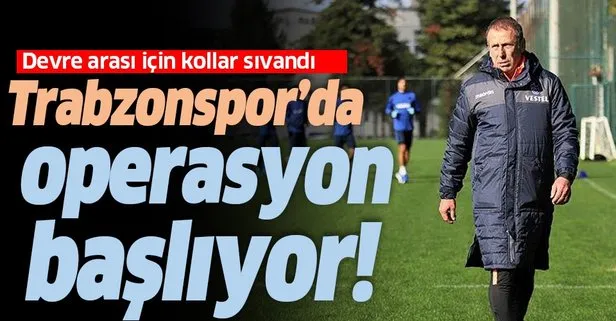 Trabzonspor’da operasyon! Devre arası için kollar sıvandı