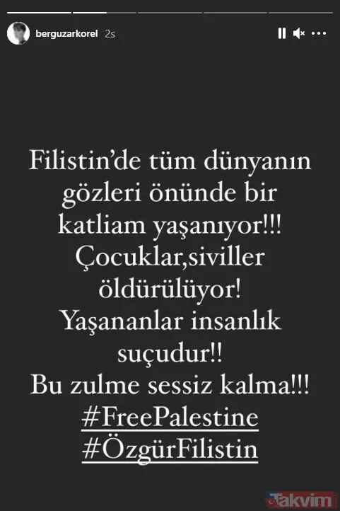 İsrail’e tepkiler çığ gibi büyüdü! Sanat camiasından paylaşımlar art arda geldi “Çocuklara zulmedilen bu dünyaya lanet olsun” - 26