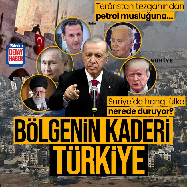 Suriyede kim nerede duruyor... ABD, Rusya, İran! Türkiye faktörü: Tek ülke!