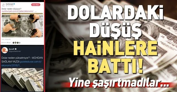 Cumhuriyet dolar neden yükselmiyor haberi yapıyor!