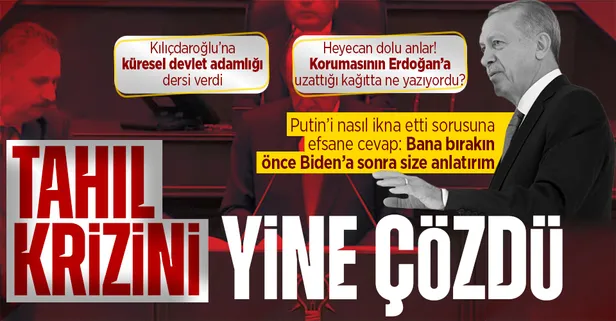 SON DAKİKA: Başkan Recep Tayyip Erdoğan yine krizi çözdü! Rusya tahıl koridoruna devam ediyor