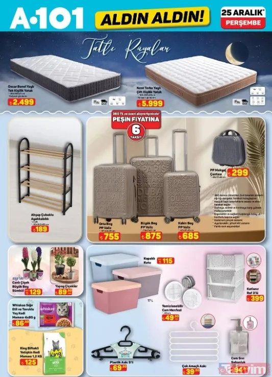 Yeni Yıl Sürprizi A101 Afişi Yayınlandı: 25 Aralık Dev İndirim Listesi - 12