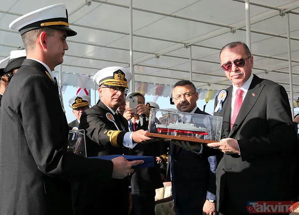 Başkan Erdoğan TCG Burgazada'nın teslim törenine katıldı - 37