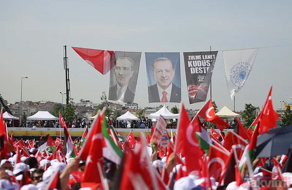 Yenikapı'da Tarihi Kudüs mitingi: Zulme Lanet Kudüs'e Destek - 48