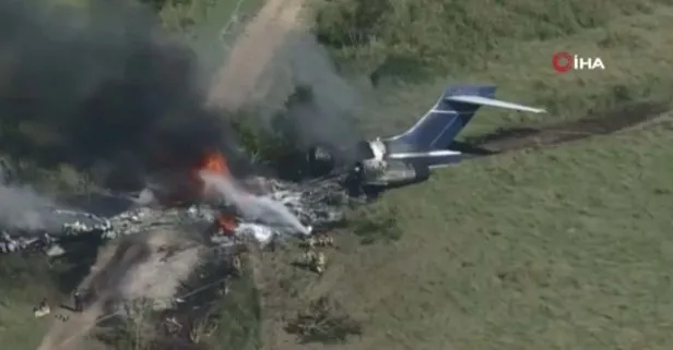 21 kişiyi taşıyan uçaktan herkes sağ kurtuldu