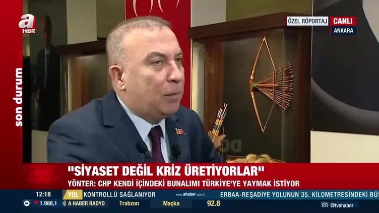 MHP'li Ulvi Yönter A Haber'e konuştu