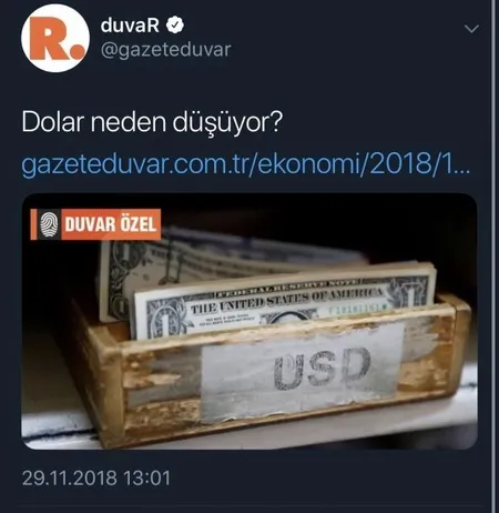 Cumhuriyet doların düşmesini hazmedemedi!
