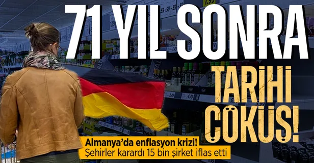 Almanya'da enflasyon krizi: Son 71 yılın zirvesine çıktı!