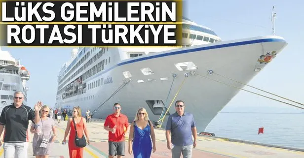 Lüks gemilerin rotası Türkiye