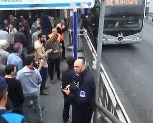 Avcılar metrobüste patlama ihbarı