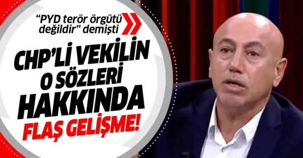 "PYD terör örgütü değildir" diyen CHP'li Erdal Aksünger'e inceleme başlatıldı