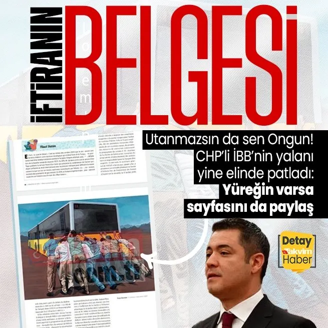 CHPli Murat Ongunun yalan haber iftirası elinde patladı: İşte Fransız Le Mondede yer alan İETT rezaletinin belgesi!