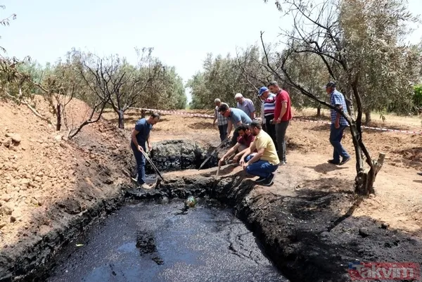 Manisa Salihli'de su için yapılan sondajdan petrol fışkırdı! TPAO inceledi: Yüzde 94'ü su yüzde 6'sı çok kaliteli petrol - 6