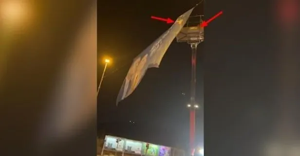CHP’li Mansur Yavaş’tan yeni skandal! Cumhur İttifakı ABB Başkan Adayı Turgut Altınok’un pankartlarını gece yarısı söktürdü