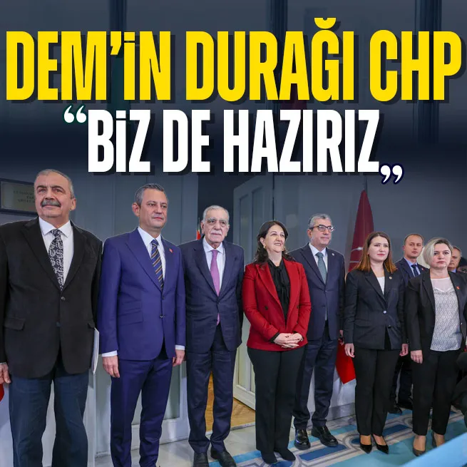 DEM Parti heyeti CHPyi ziyaret etti: Katkı sağlarız