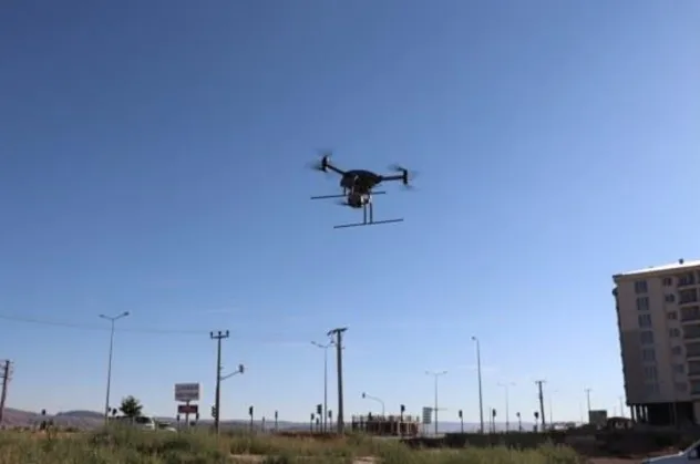 Sivas'ta kırmızı ışık ihlaline "drone"lu tespit